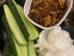 圆葱黄瓜蘸酱-枪火串烧·东北特色烧烤(罗湖总店)