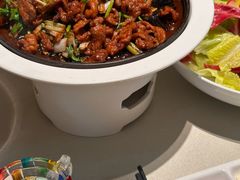 葱爆小羊羔肉-悦融琥珀·京鲁菜·海味珍品(西单店)