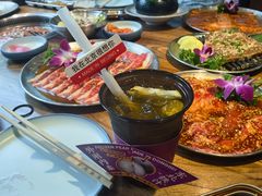 -明洞阿姨·韩式酱蟹烤肉·创意料理(三元桥店)