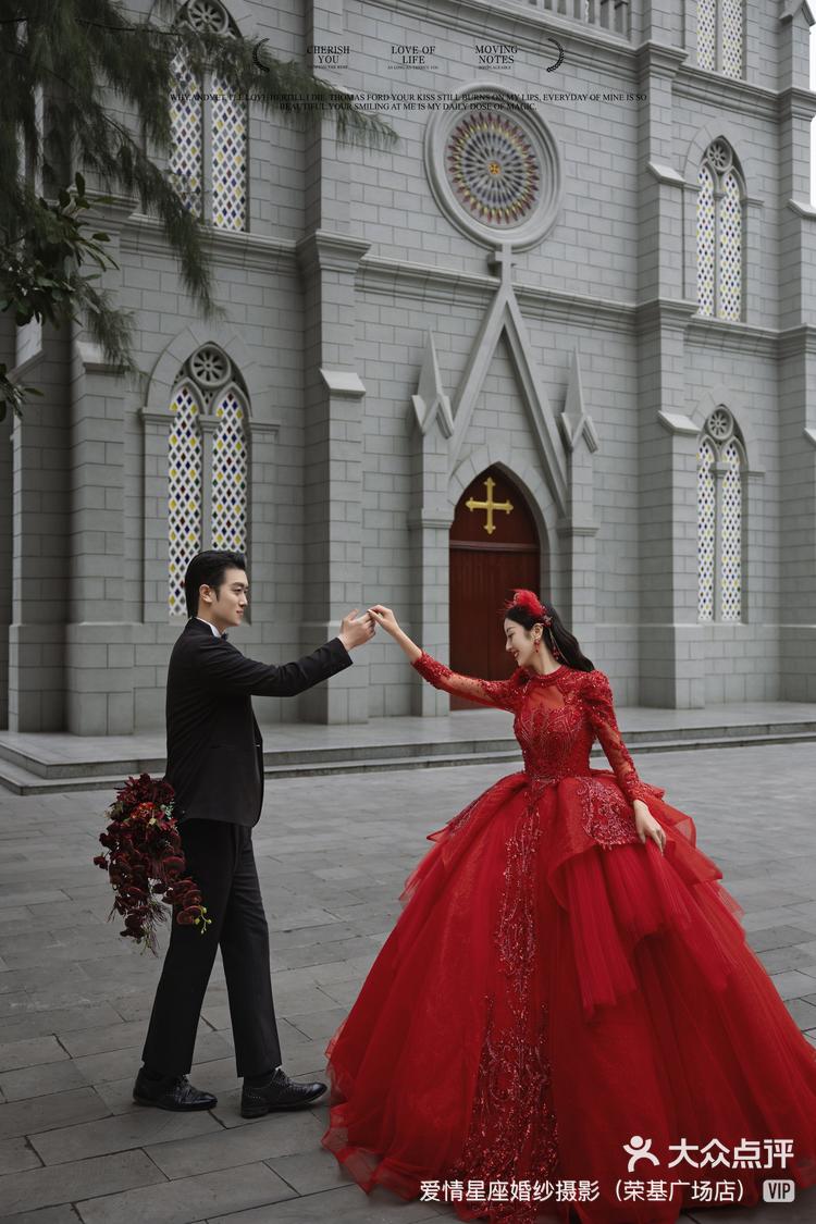 湛江婚纱照超吸睛的天主教堂婚纱照