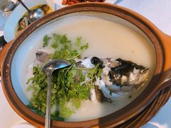 涵田砂锅鱼头-安吉涵田度假村·水榭居中餐厅