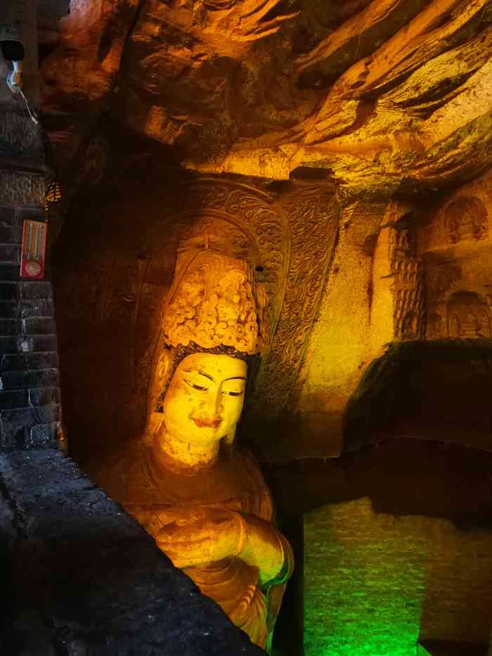 彬州市大佛寺石窟-"实习路过的98「彬县大佛寺」进去转了一圈.