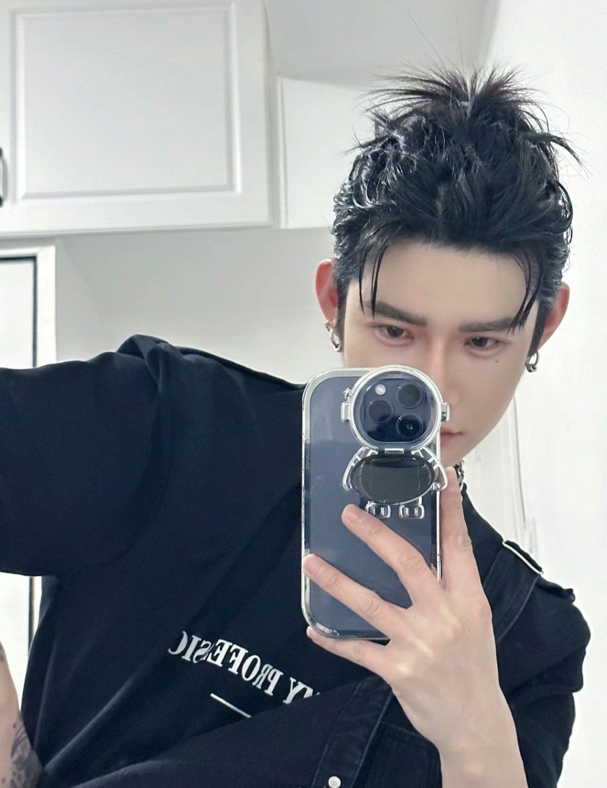 男士扎发