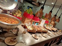 自助取餐区-广州希尔顿逸林酒店-OPEN開·全日制餐厅·海鲜·小火锅·自助餐(东风路店)