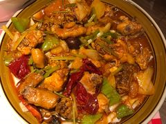 伊犁拉皮子烩大盘鸡-西贝莜面村(当代商城店)