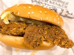 酷辣黑椒鸡腿堡-麦当劳(新洲南路店)