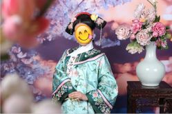 -后宫·古装汉服京剧儿童亲子全家福摄影