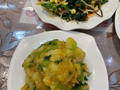 小白菜土豆泥-韩师傅老大同刀削面(北苑路店)
