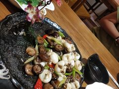 -东来菜馆•手抓海鲜家常菜•海鲜锅贴(鸽子窝店)