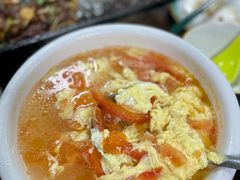 西红柿鸡蛋汤-清真永恒华威肉饼(潘家园店)
