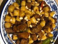 松子牛肉炒年糕-兔爸私家小厨(新北万达店)