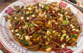 Fish-flavored Leek and Pig Kidney Slices