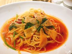 三文鱼菠菜番茄意粉-Ufufu cafe(天神巷店)