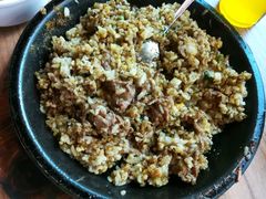铁板黑椒牛肉饭-胡九小吃(文化巷店)