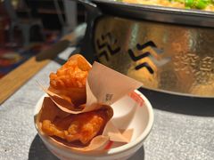 绝绝子爆汁炸鸡-探鱼·鲜青椒爽麻烤鱼(天河优托邦店)