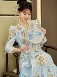 点击看大图 -艾拉·女王婚纱礼服馆