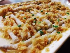 蒜蓉粉丝蒸沙虫-万家海鲜饭店