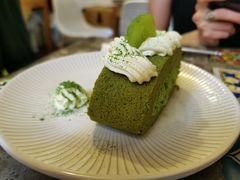竹炭抹茶卷-拾壹cafe·工作室