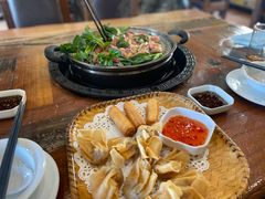 炸牛奶拼炸云吞-阿多私房菜(顺德店)