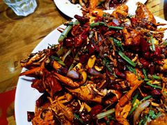 爆炒鱿鱼须-杨氏青龙虾·羊蝎子(金盛路总店)
