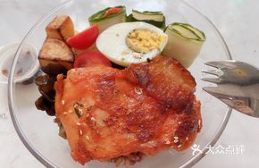 Pan-Fried Pork Leg Cutlet Bento