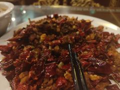 锅巴辣子鸡丁-缪氏川菜(丰盛町店)
