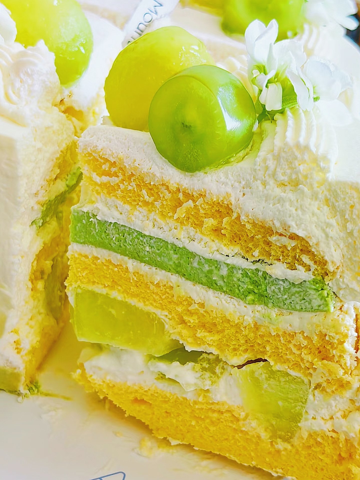 茉莉抹茶蜜瓜蛋糕🍈一口封神的夏日治愈系🍰