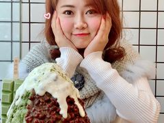 抹茶生乳かき氷-WONDER ICE 萬得冰田(建設路总店)