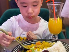 印度咖喱鸡肉饭-疯克大象美式烤肉餐厅