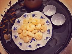 龙井虾仁-青城山六善酒店·紫氣園中餐厅