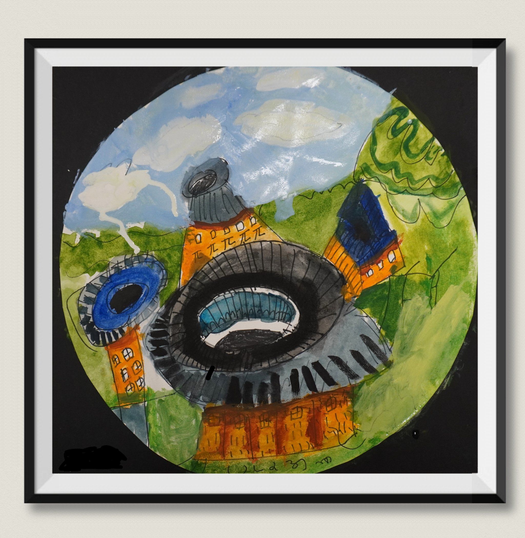 画室日常  一起去福建土楼旅游吧