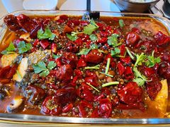 麻辣素烤鱼-朵朵开素食餐厅(后宰门街店)