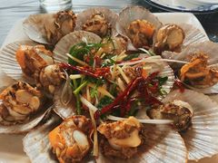油泼扇贝-1910老鲁味海鲜·戳子肉·青岛菜(金沙滩店)