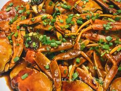 毛蟹烧年糕-骏莱海鲜鱼港(五角场店)
