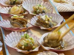蒸扇贝-牛老二海鲜烧烤(日照总店)