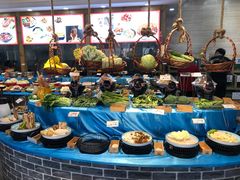 自助取餐区-良师门滨海人家·海鲜·家常菜(滨海城店)