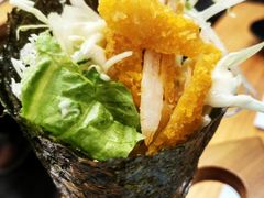 天妇罗虾手卷蔬菜-花漫里日式餐厅(刺桐店)