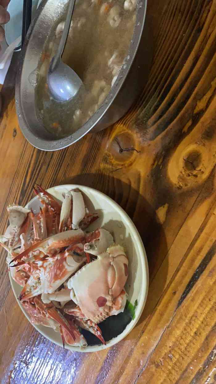 老伯蟹脚店-"我也吃了一次,感觉一般,味道感觉挺普通的.