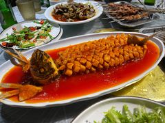 松鼠鱼-老兰家传统烧烤炒菜泡馍(小南门店)