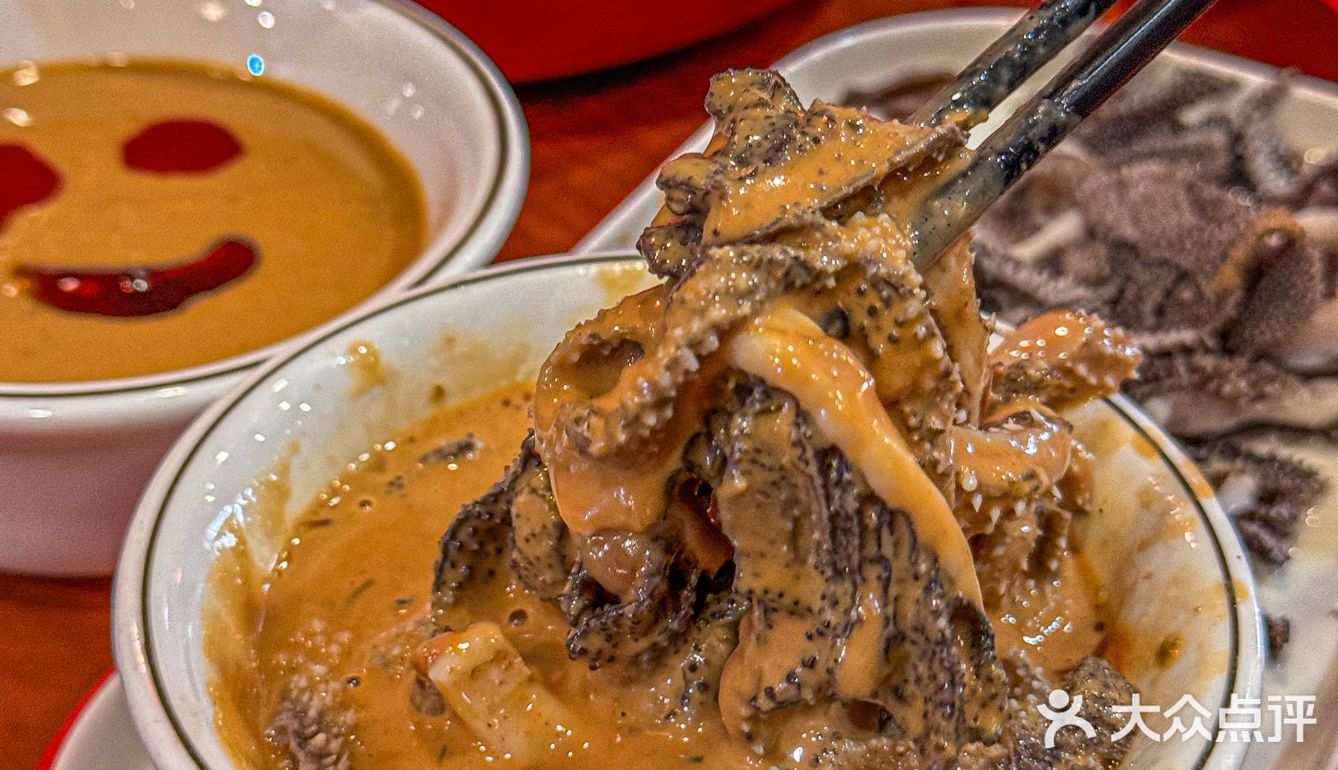 在金桥，吃到了地道的老北京铜锅涮肉