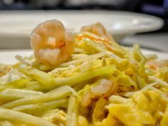 韭黄虾仁炒滑蛋-潮人姐妹轩(海宁路店)