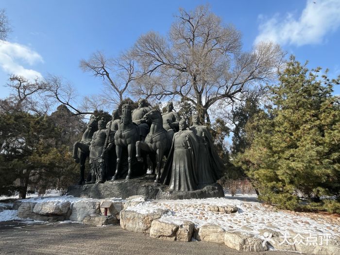 晋祠公园图片