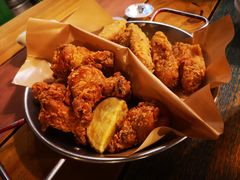 炸鸡翅一半一半-富乐满韩国正宗炸鸡韩国料理(虹泉路店)