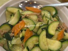 西葫芦炒肉片-萨拉热窝长城中餐厅