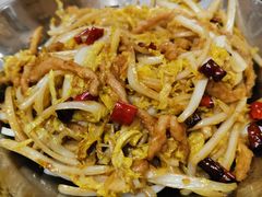 干锅娃娃菜-金牌餐厅·天津菜·八珍豆腐·老爆三(瓷房子店)