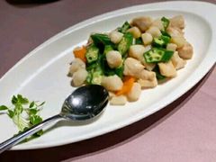 秋葵炒鲜贝-小溪桥三号院子(华庄店)