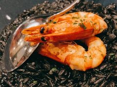 墨鱼汁海鲜米饭意面-Laures·月桂西班牙碳烤餐厅(十尚坊店)
