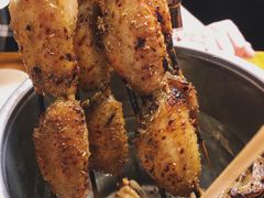 招牌秘烤鸡翅-炒豆合作社(东四总店)