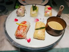 漫步花开彩虹卷-蜜桃花开·中西融合菜E&W(南长街店)