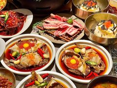 -草家酱蟹炭火烤肉店(珲春南路一店)